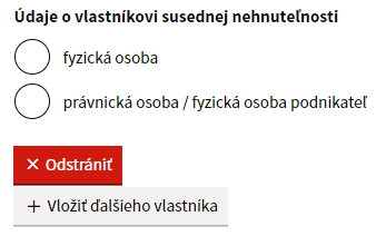 Pridanie a odstránenie sekcie